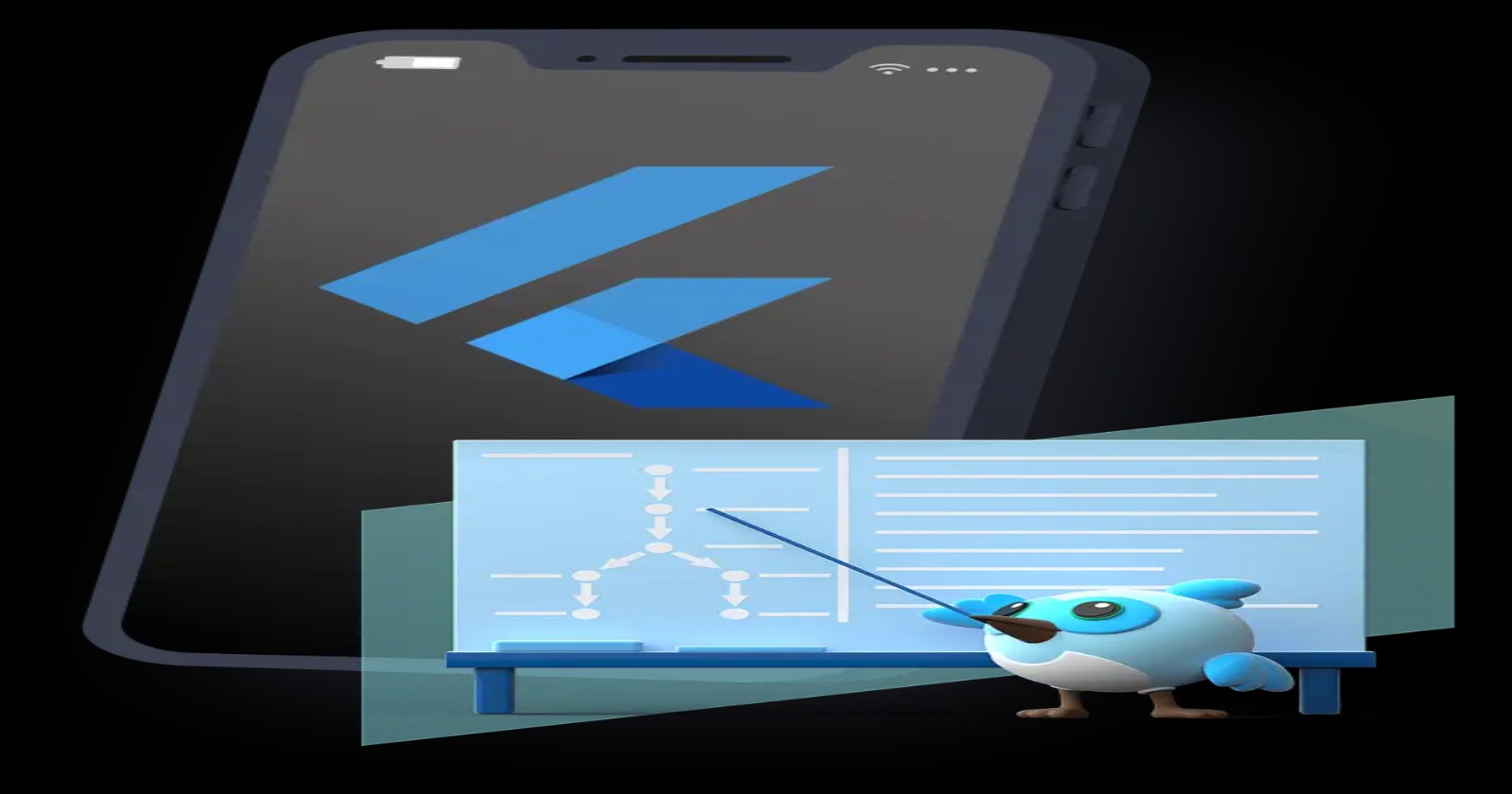 flutter app development company team working on mobile app