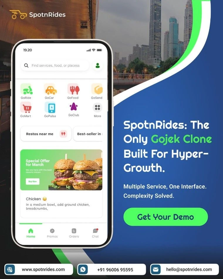 Build a Super App Clone Like Gojek  Grab Instantly