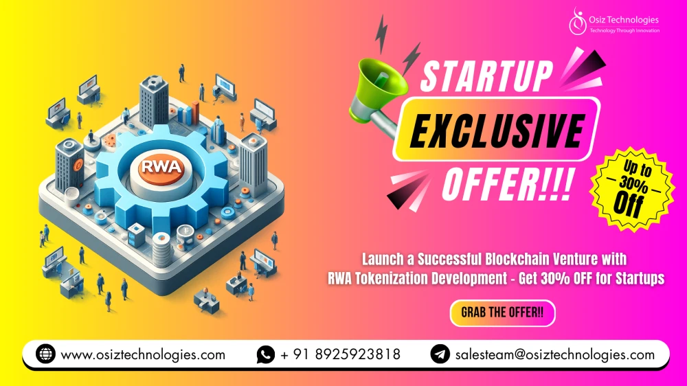 Launch a Successful Blockchain Venture with RWA Tokenization Development  Get 30