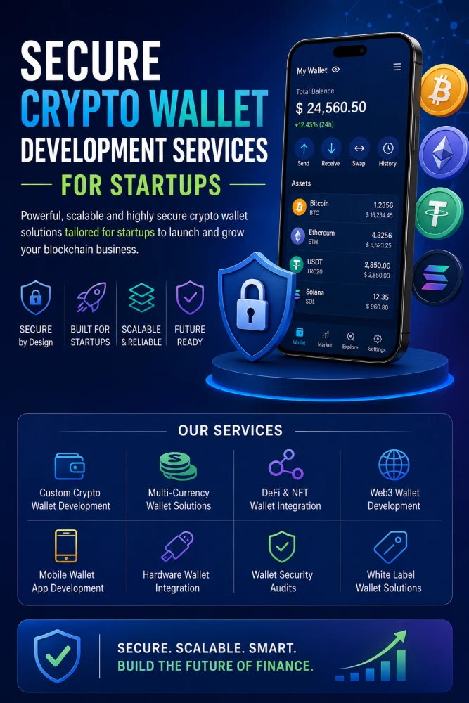 Secure Crypto Wallet Development Services for Startups