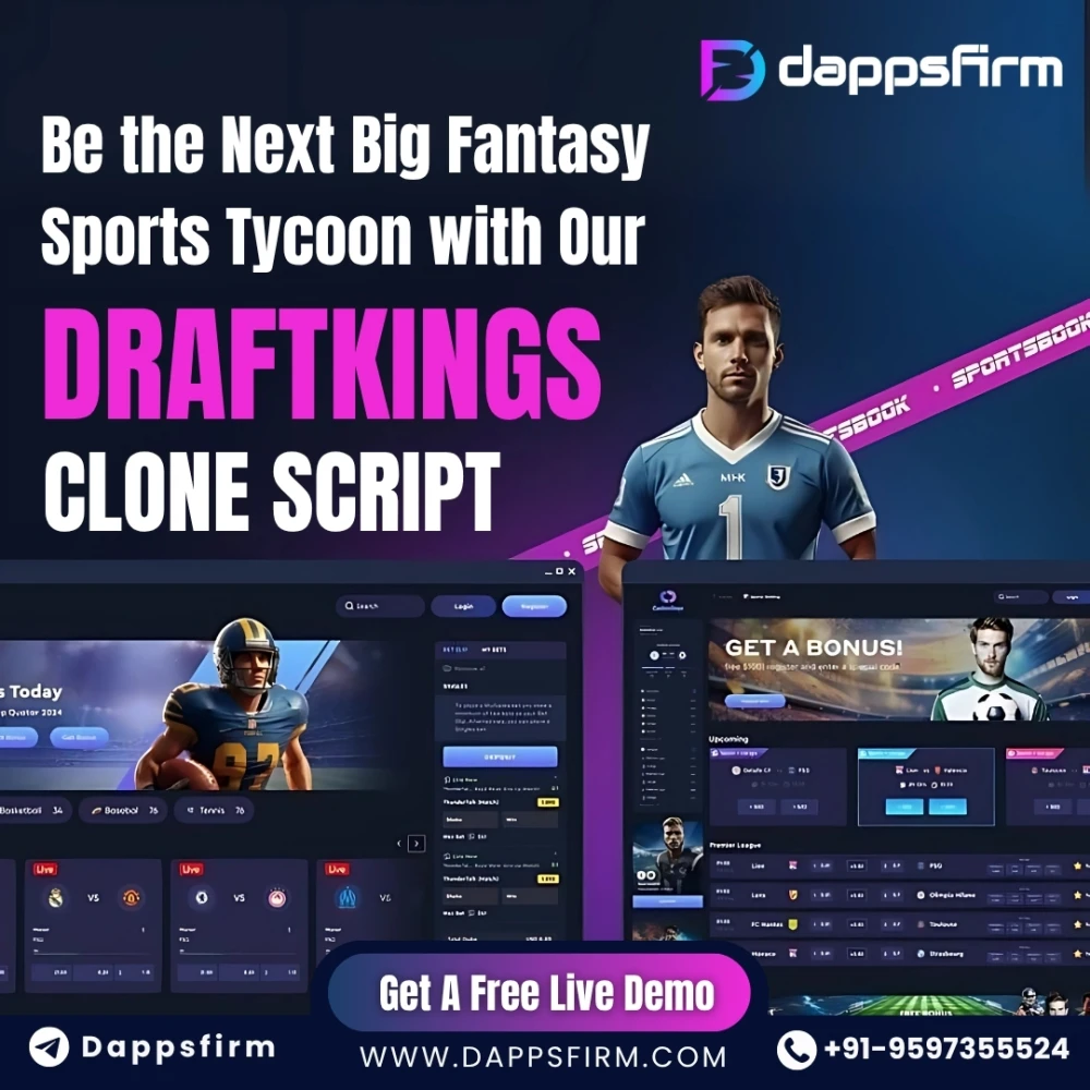 Launch Your MultiMillion Dollar Venture With Our Elite Draftkings Clone Script