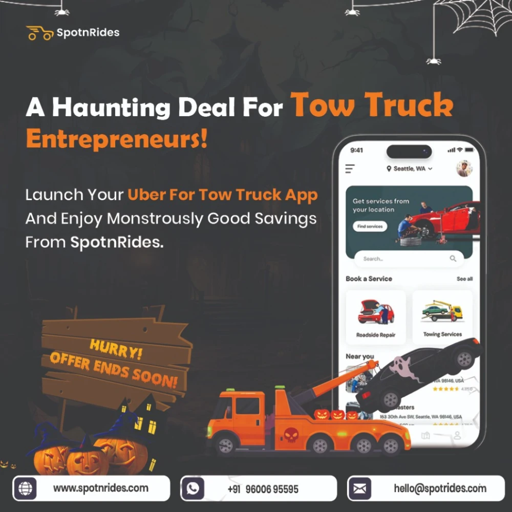 Create a Smart Roadside Assistance App Like Uber with SpotnRides
