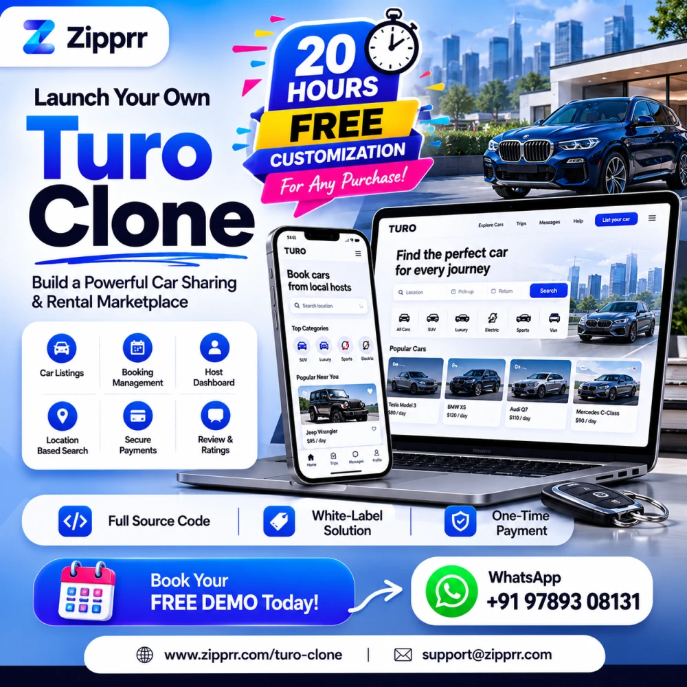 Go Global with Zipprrs MultiCity Turo Clone Platform