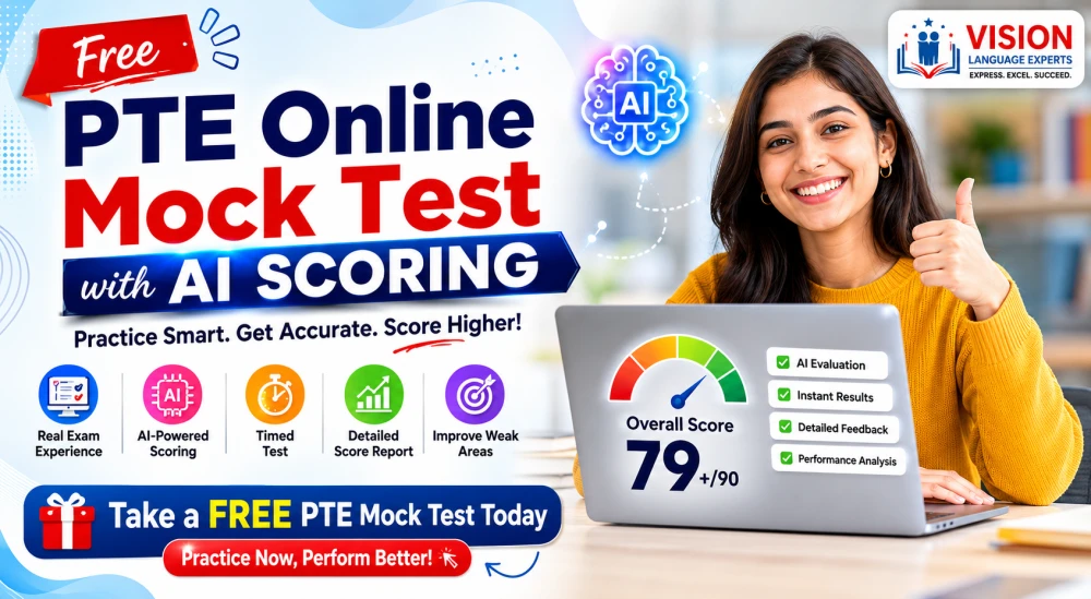 Free AI PTE Mock Test with Score Report Start Practicing Today