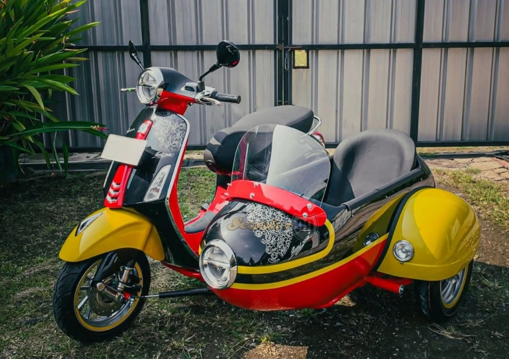 Sidecar Kit for Vespa Primavera Mickey Mouse Edition by Scooter99