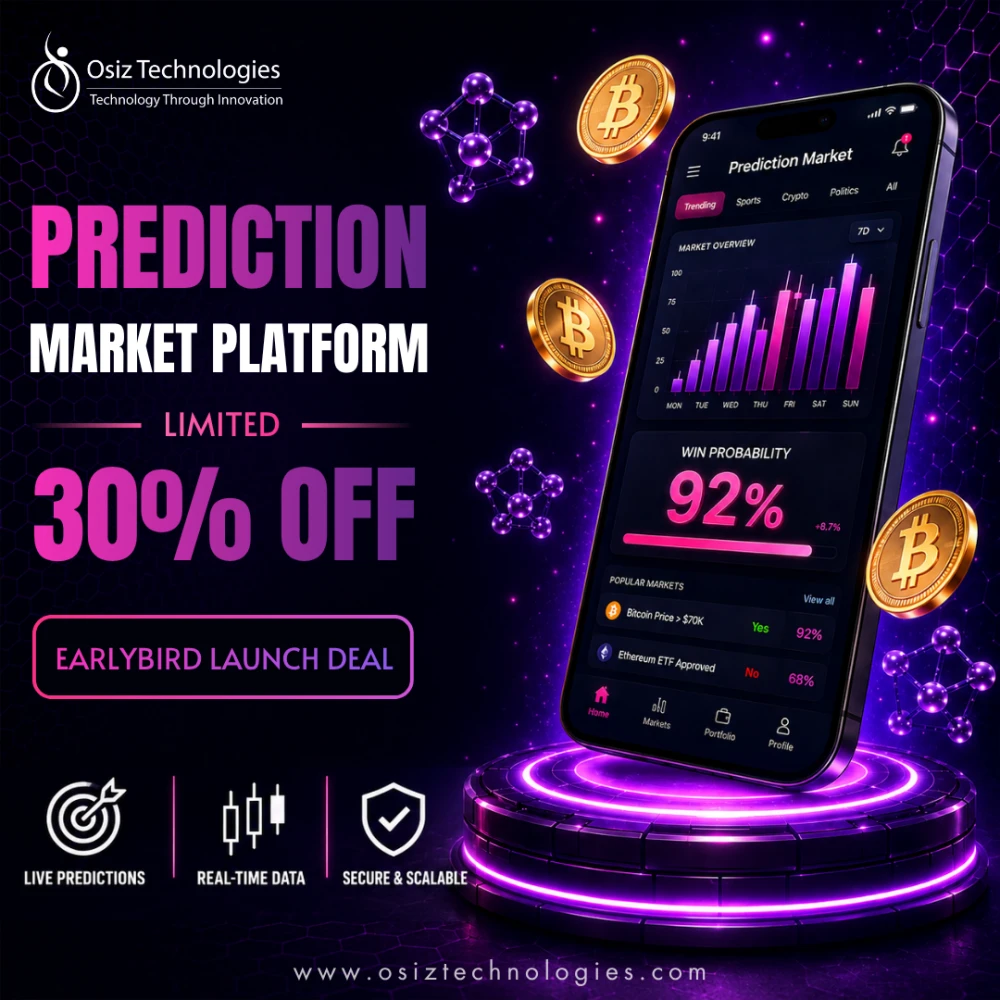 Get 30 Off Prediction Market Platform Development  Launch Your Web3 Forecasting