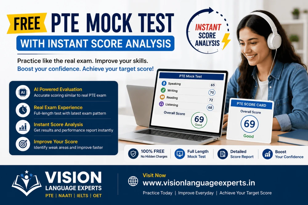 Best Website for PTE Mock Test with Instant Score Card