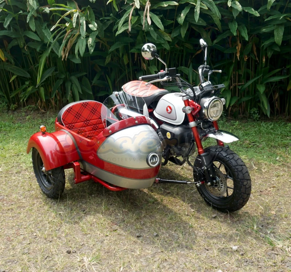 Sidecar Kit for Honda Monkey 125 by Scooter99 Ready to Ride