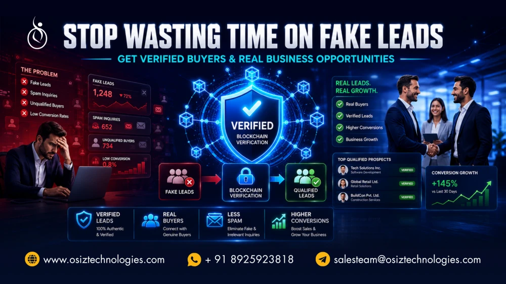 BlockchainPowered Verified Lead Marketplace  Get Verified Leads Not Spam