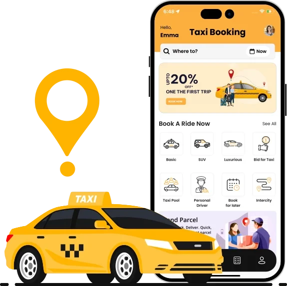 Uber Clone  AI Taxi Booking App Solution