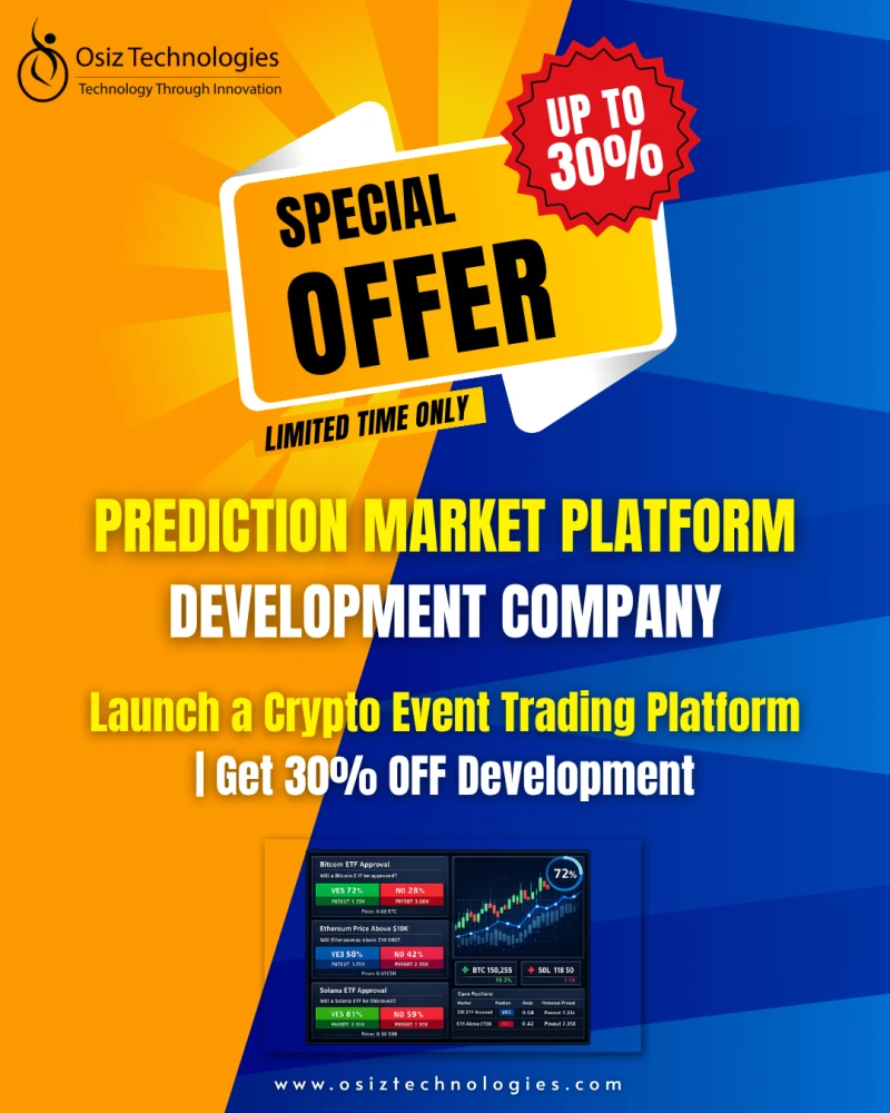 Prediction Market Platform Development for Crypto Event Trading  LimitedTime 30