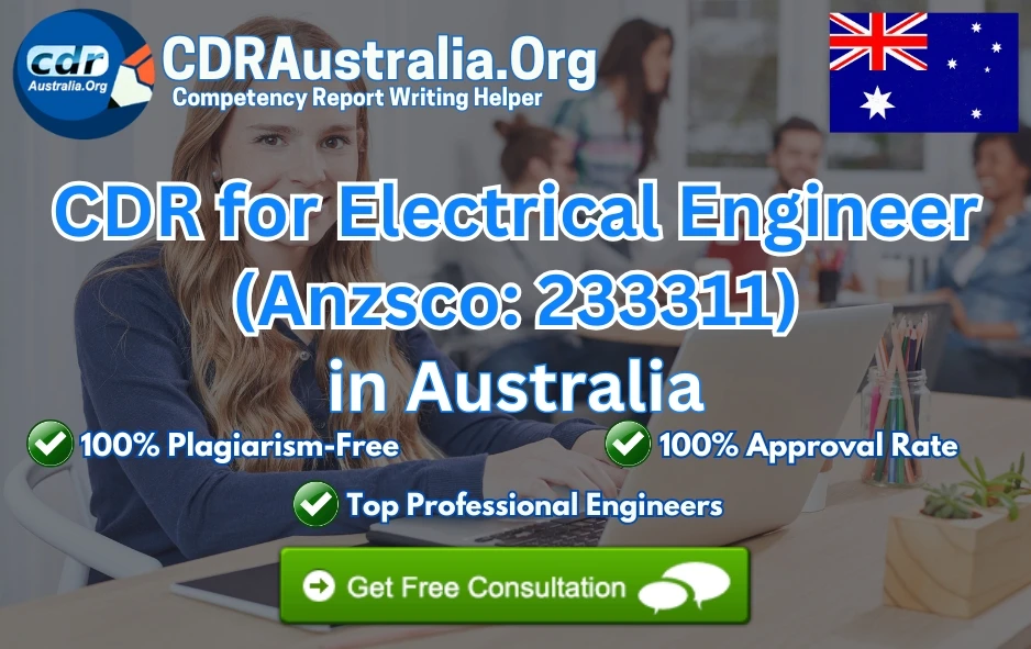 CDR for Electrical Engineer ANZSCO 233311 by CDRAustraliaOrg