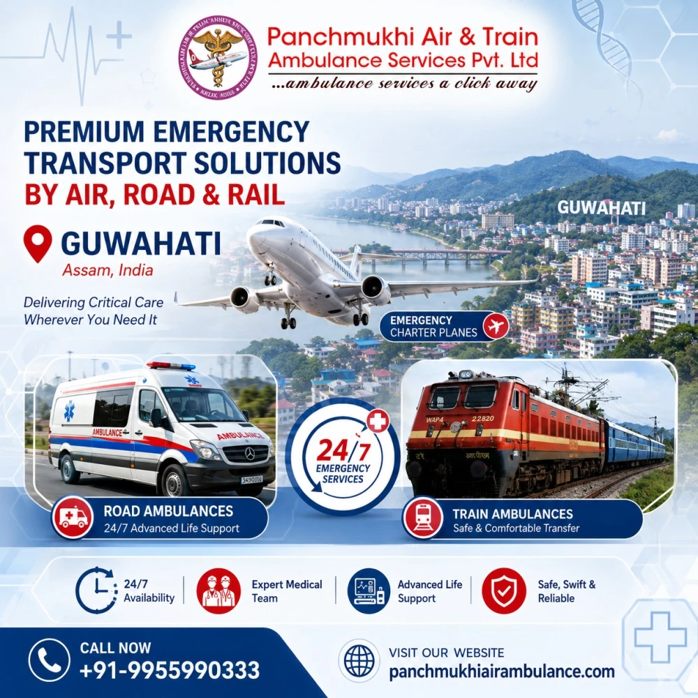 Get the Service That Is Required During Critical Times at Panchmukhi Air Ambulan
