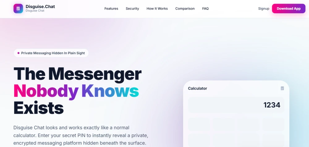 Keep Your Conversations Private with Disguise Chat