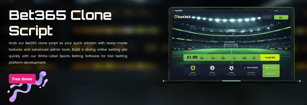 Launch Your Own Bet365 Clone Script – Fully Customizable Sportsbook Platform