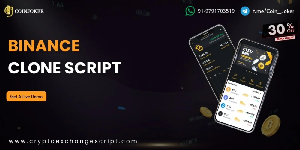 Best Binance Clone Script to Launch a  Fast and Secure Crypto Trading Platform