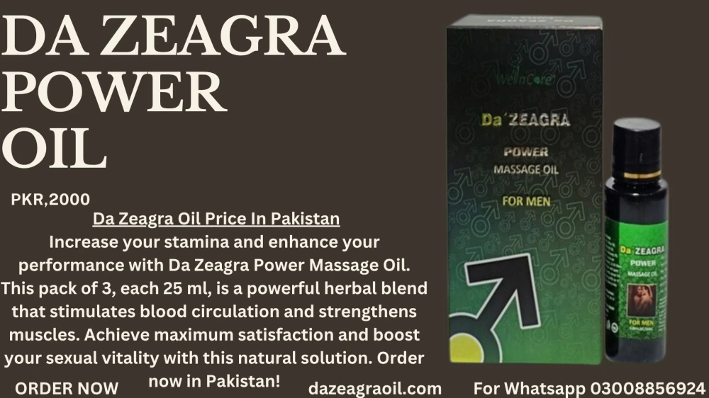 Da Zeagra Power Massage Oil In Rawalpindi| 25ml Best Price Offer