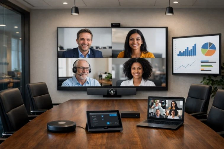 Smart Audio Video Conferencing Setup in UAE Purplewave FZE