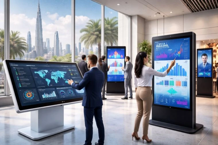 Interactive Digital Display Solutions in Dubai by Purplewave FZE