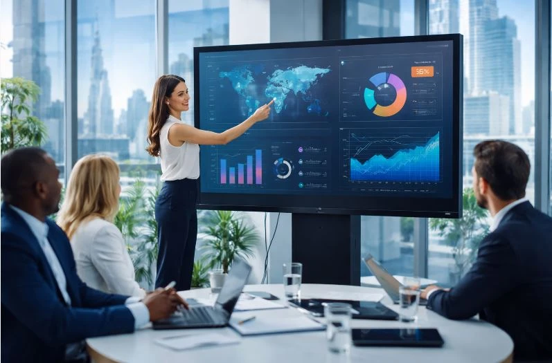 Interactive Digital Display Dubai – Smart Touch Screen Solutions for Business