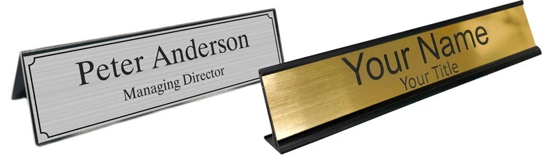 Buy Office Desk Name Plates Online at Best Prices | BadgeStore