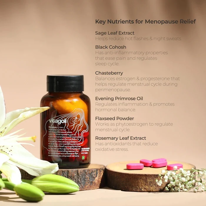 Ease Menopause Symptoms with Natural Menopause Tablets