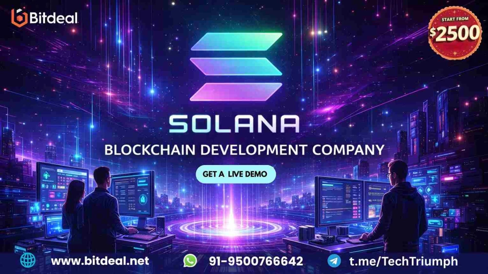 Launch Faster. Scale Smarter. Solana Blockchain Development – From $2500