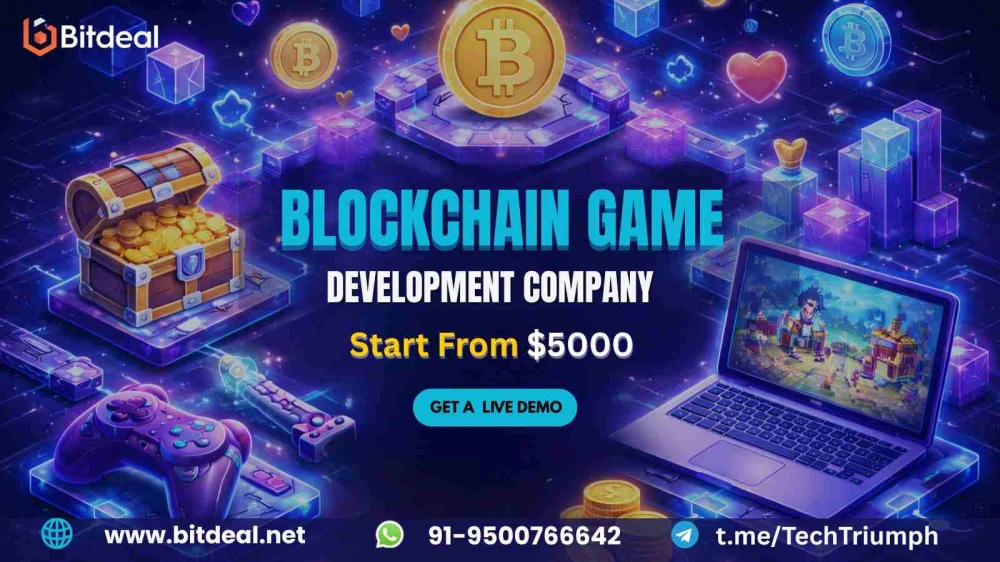 Build Once. Earn Continuously. Blockchain Game Development – From $5000