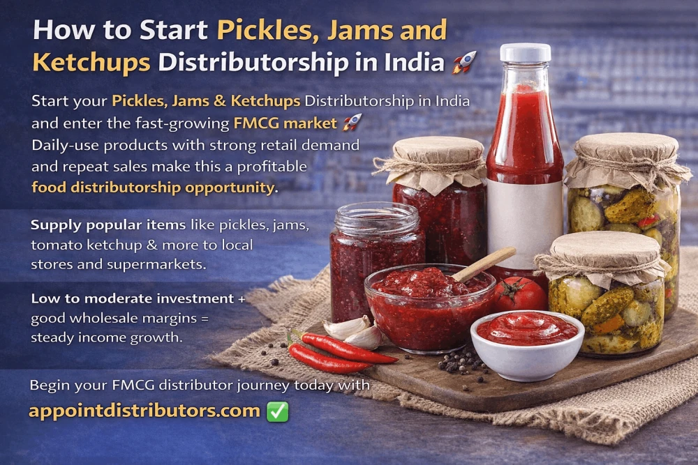 How to Start Sauces Distributorship Business in India