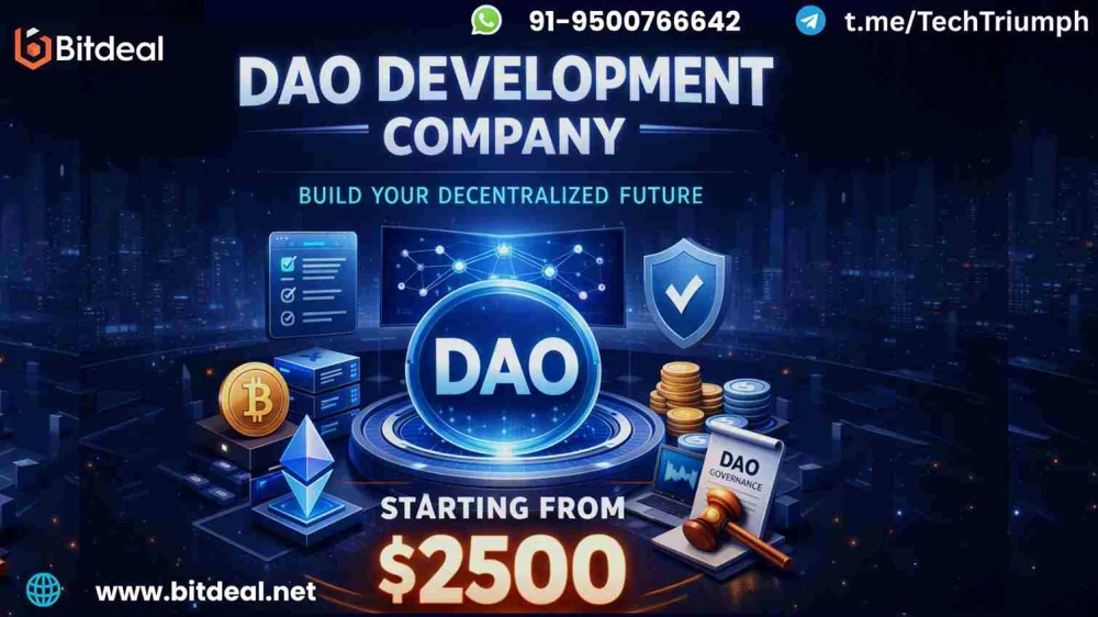 Start Your Decentralized Journey with Blockchain DAO Development