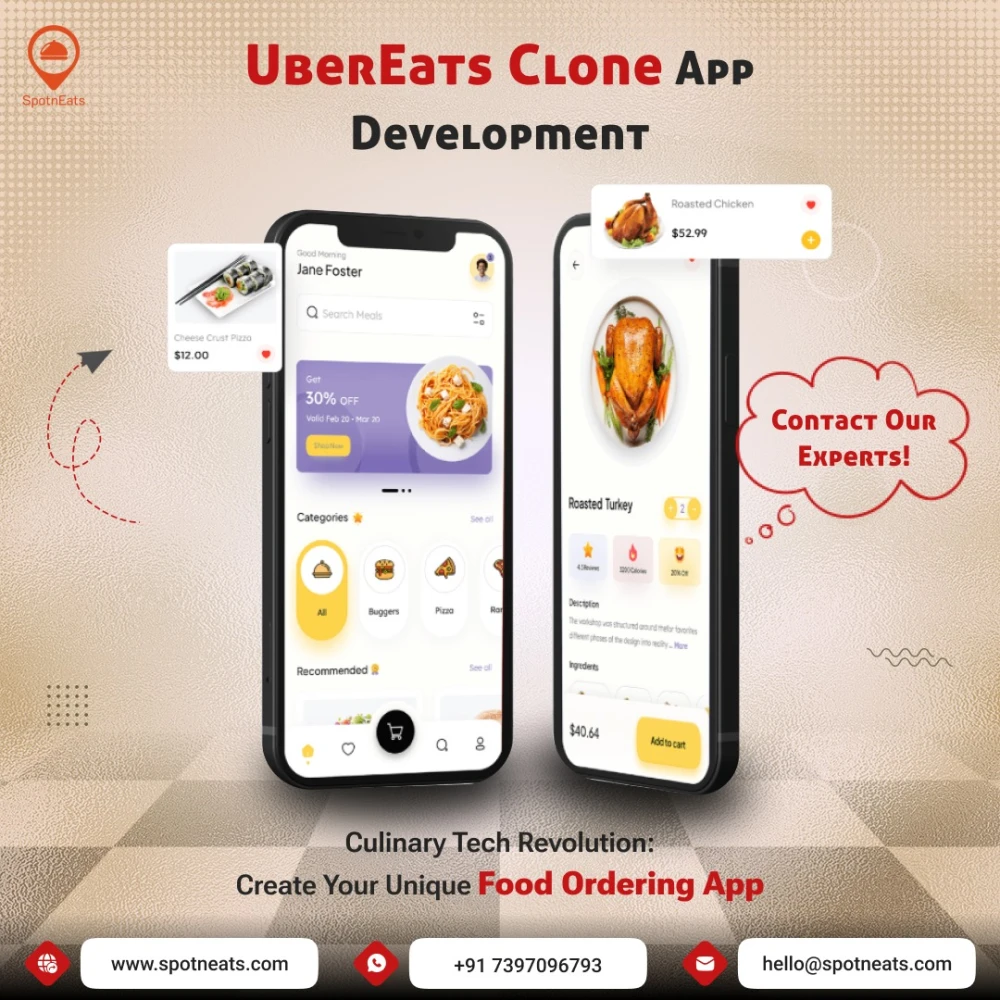 Launch Your Own AI UberEats Clone App Today | SpotnEats Exclusive
