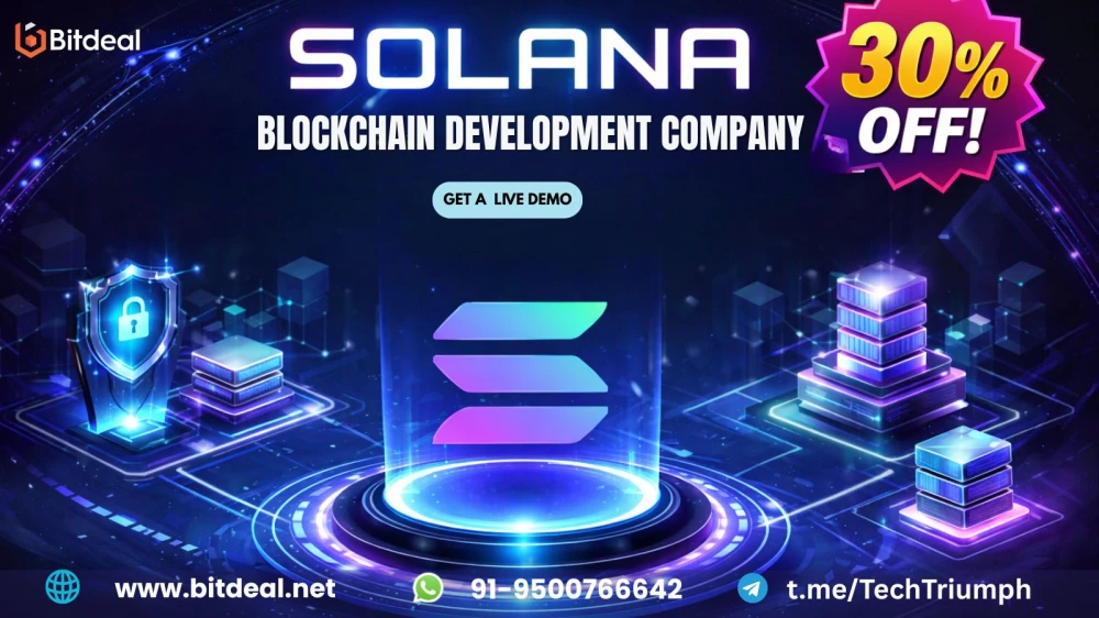 Turn Your Web3 Idea into Reality with Solana Blockchain Development – 30% Offer