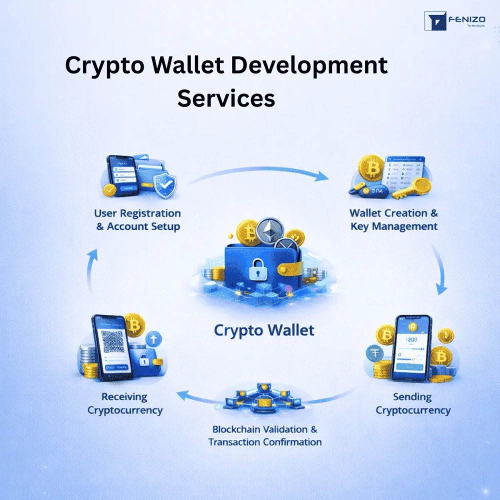 Crypto Wallet Development Services for Fintech Startups