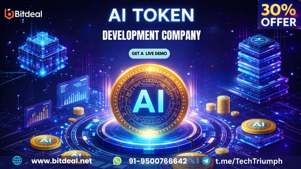 Turn Your AI Vision into Your Own Token with AI Token Development – 30% Off