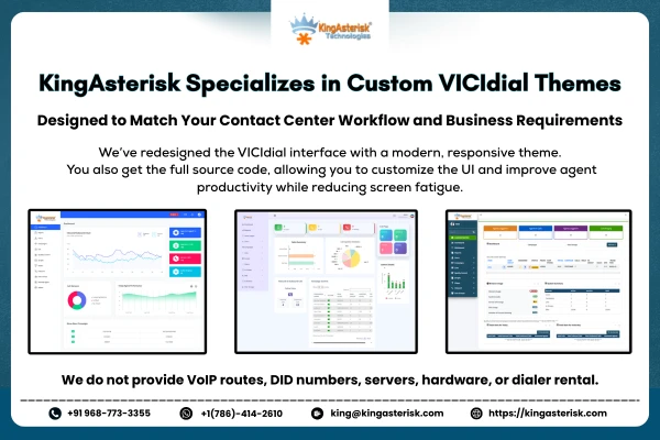 Custom VICIdial Theme for Contact Centers – Boost Agent Productivity