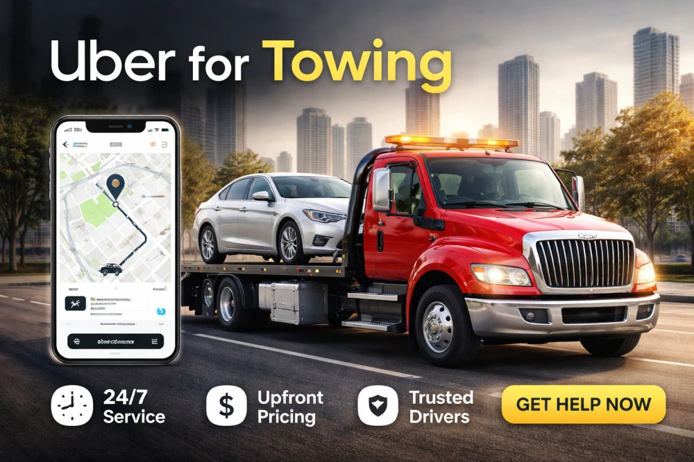 Uber for Towing App – Instant Roadside Assistance Solution