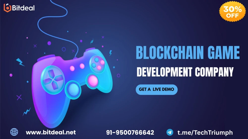 Level Up Your Game with Blockchain Game Development – 30% Off
