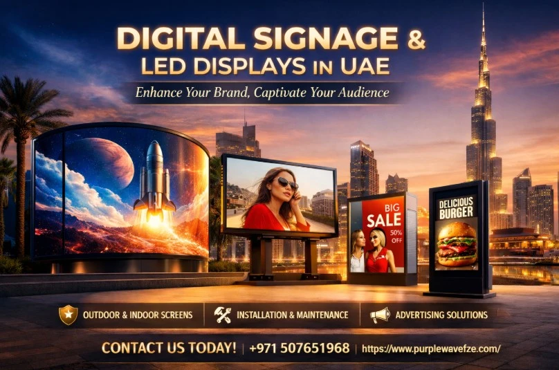 Upgrade Your Advertising with Advanced Digital Signage Systems UAE