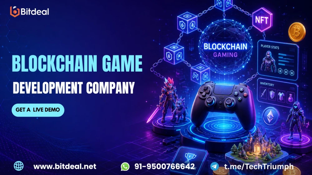 Build Immersive PlaytoEarn Worlds with Blockchain Game Development