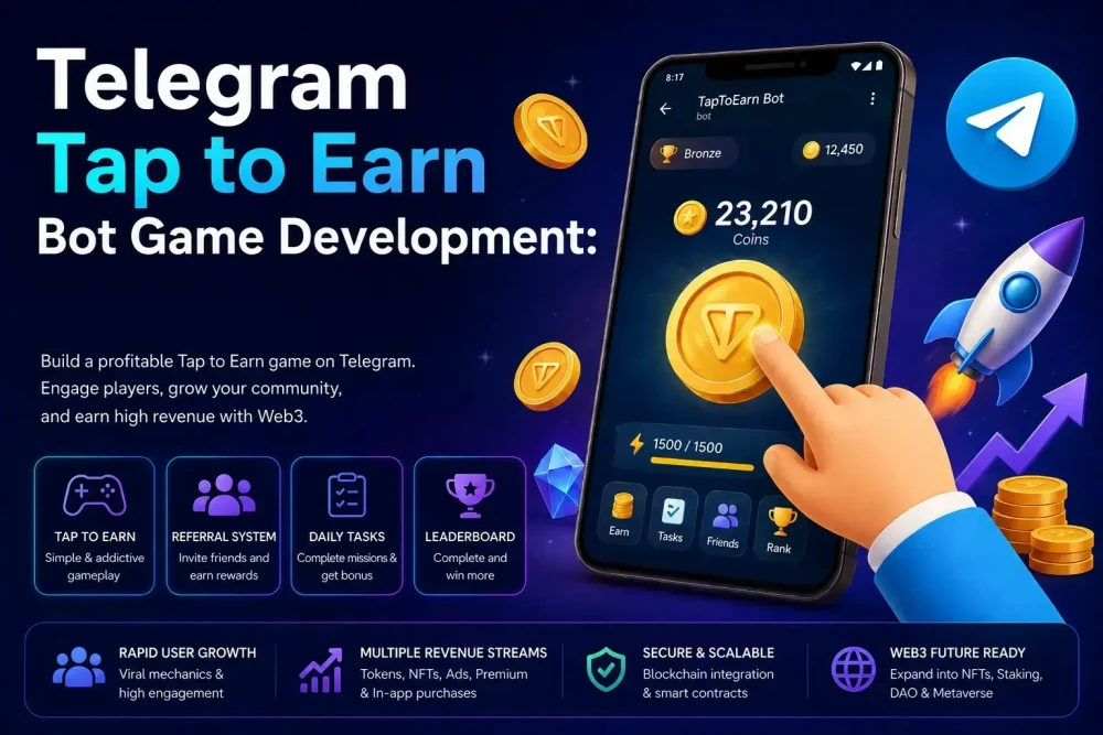 Telegram Tap to Earn Bot Game Development