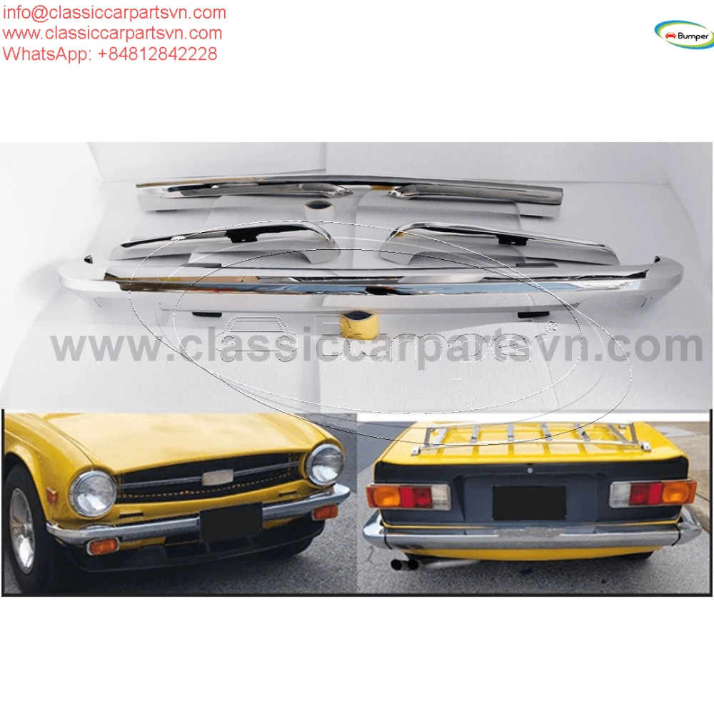 Triumph TR6 late year 19741976 bumpers