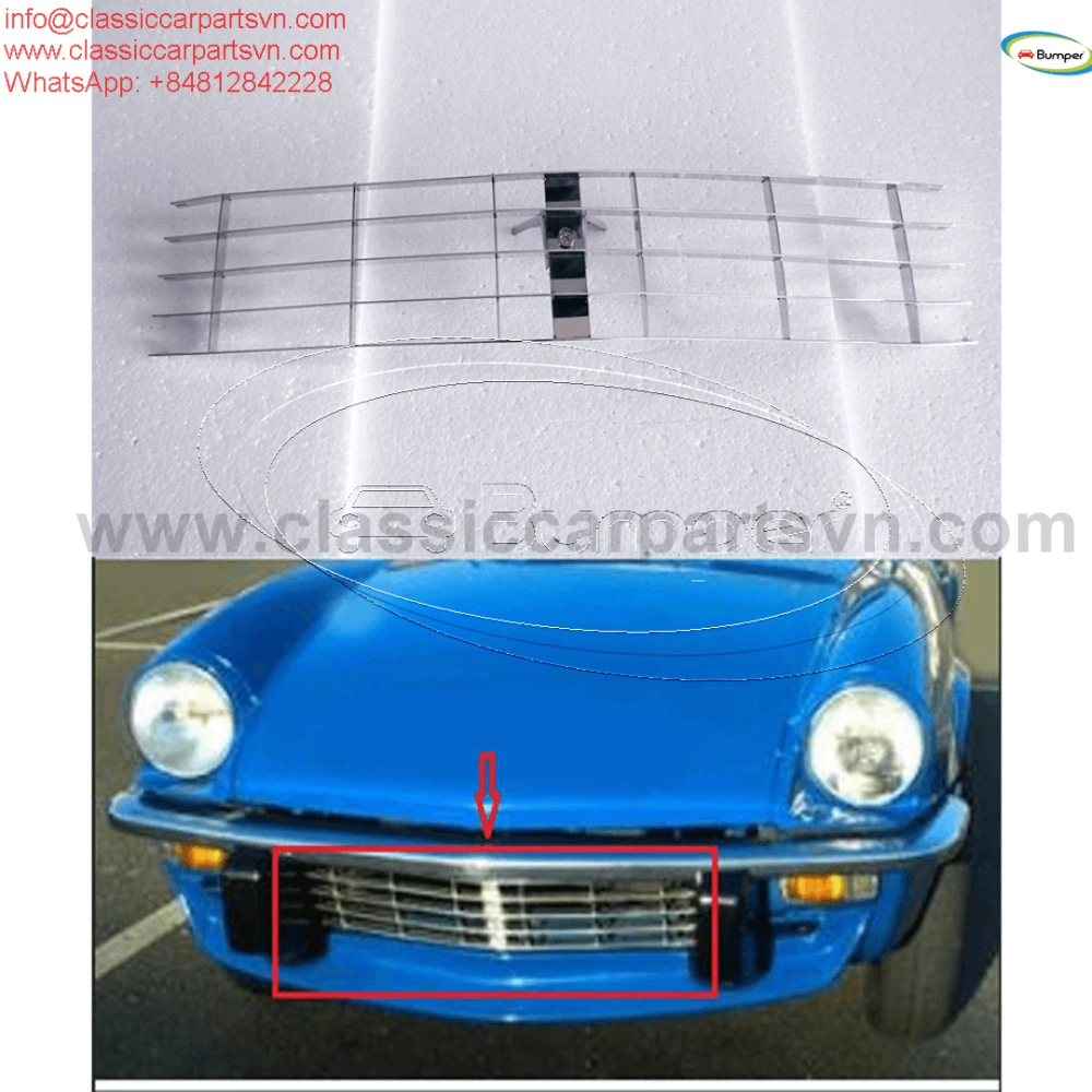 Triumph Spitfire MK4 MK3 GT6 1500 radiator grille