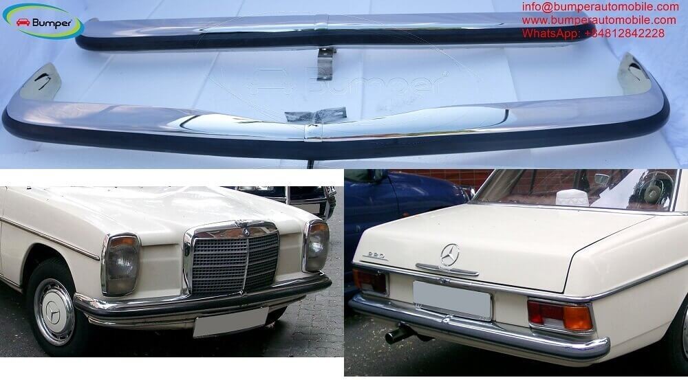 Mercedes W114 W115 Sedan Saloon Series 1 bumpers (1968-1976)