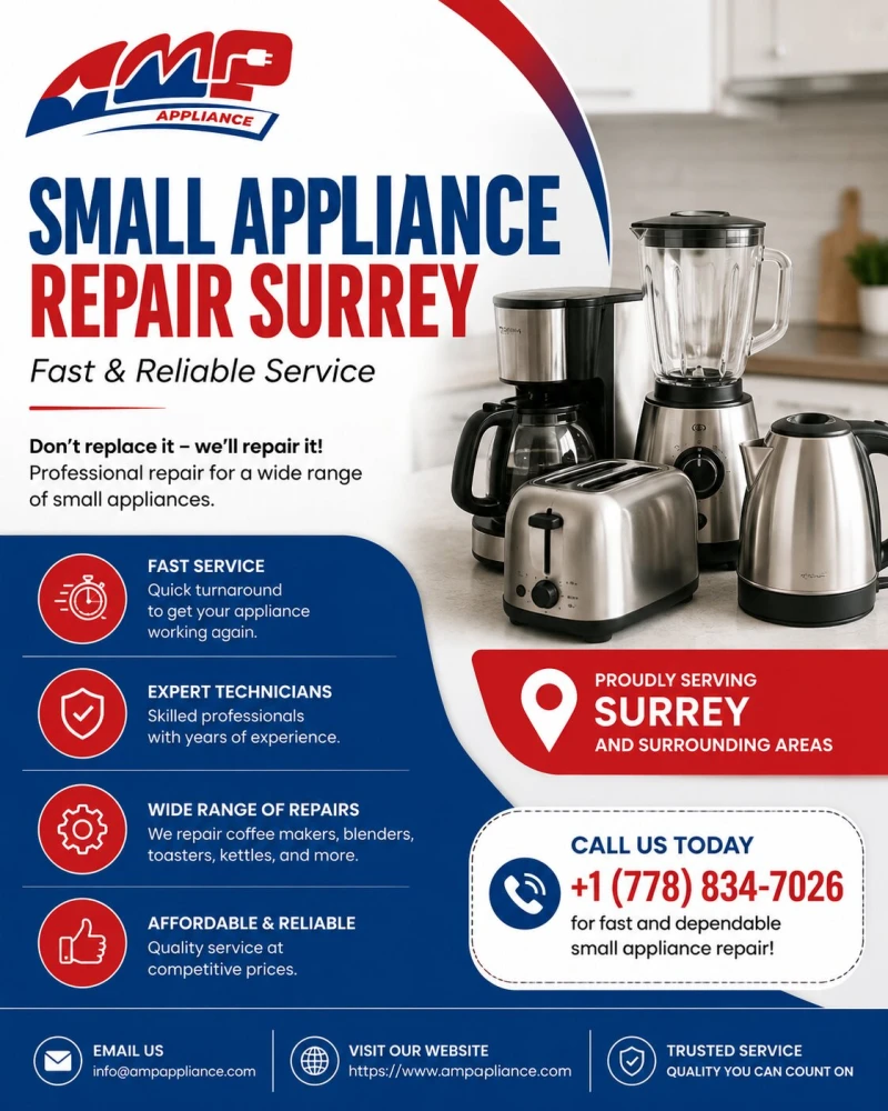 Small Appliance Repair Surrey  Fast  Reliable Service