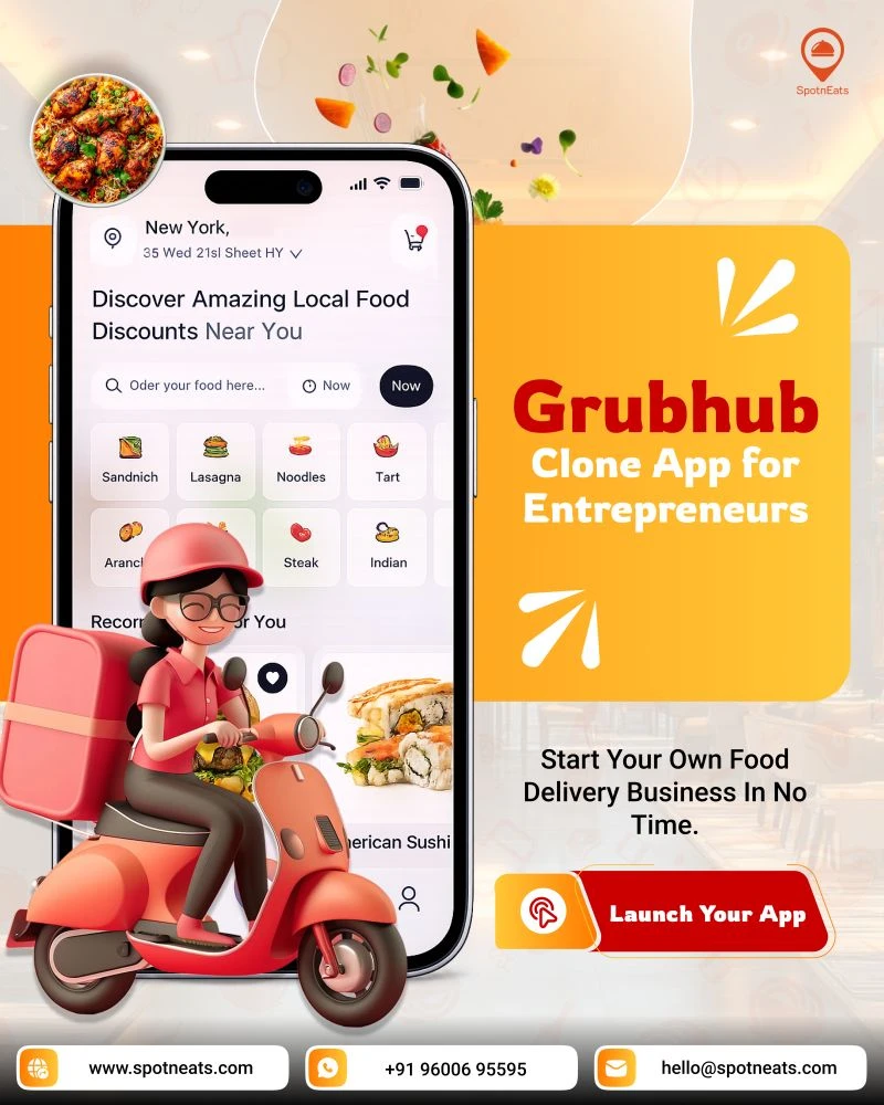 Grubhub Clone  Launching Food Delivery Platform Easily