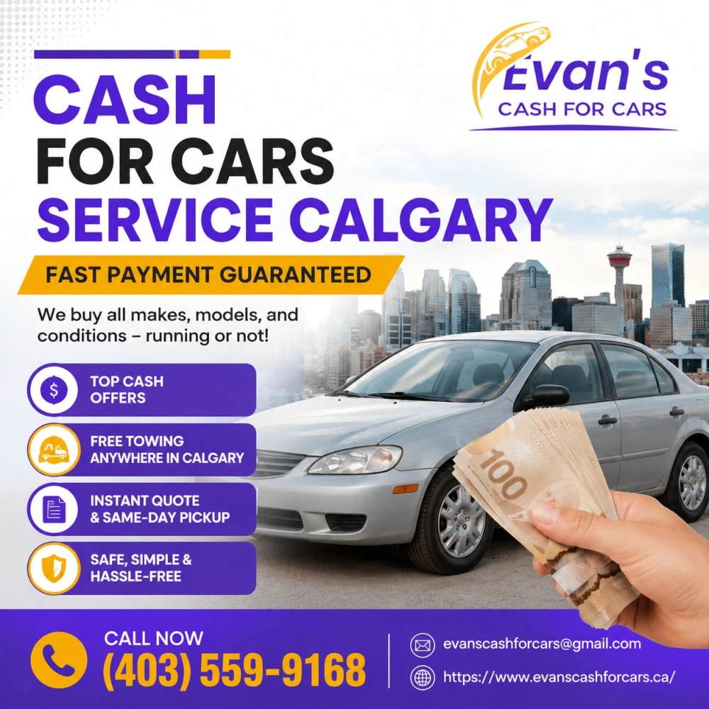 Cash for Cars Service Calgary  Fast Payment Guaranteed