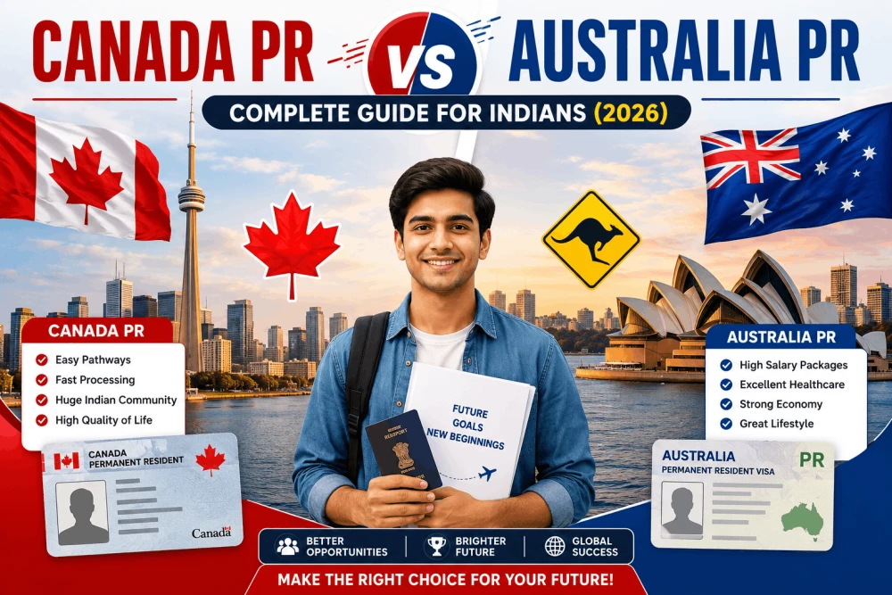 Canada PR or Australia PR  Which One Is Better for Indians in 2026