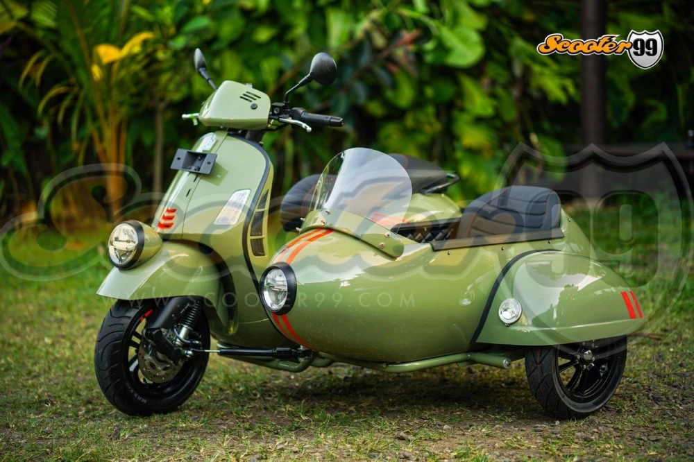 Sidecar Kit for Vespa GTV Handcrafted by Scooter99