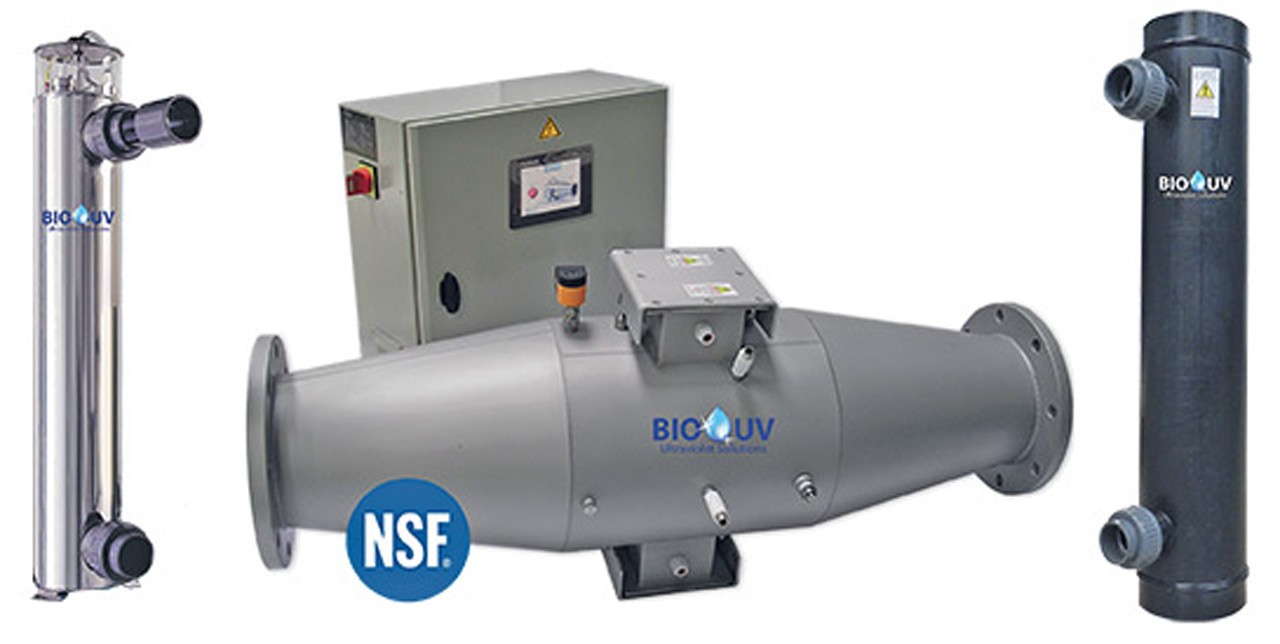 BI0-VU SWIMMING POOL - SPA De-chlorination with medium and low-pressure UV lamps