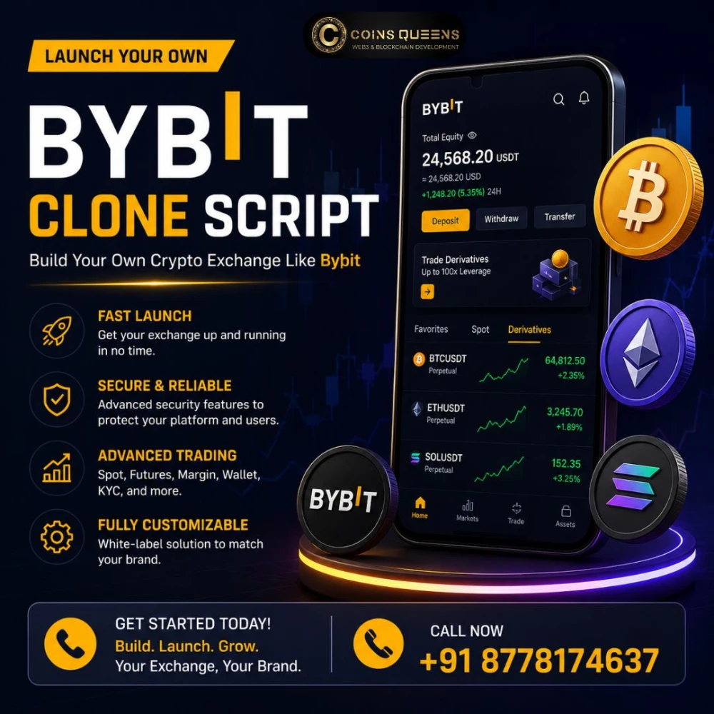 Bybit Clone Script  Launch Your Crypto Exchange